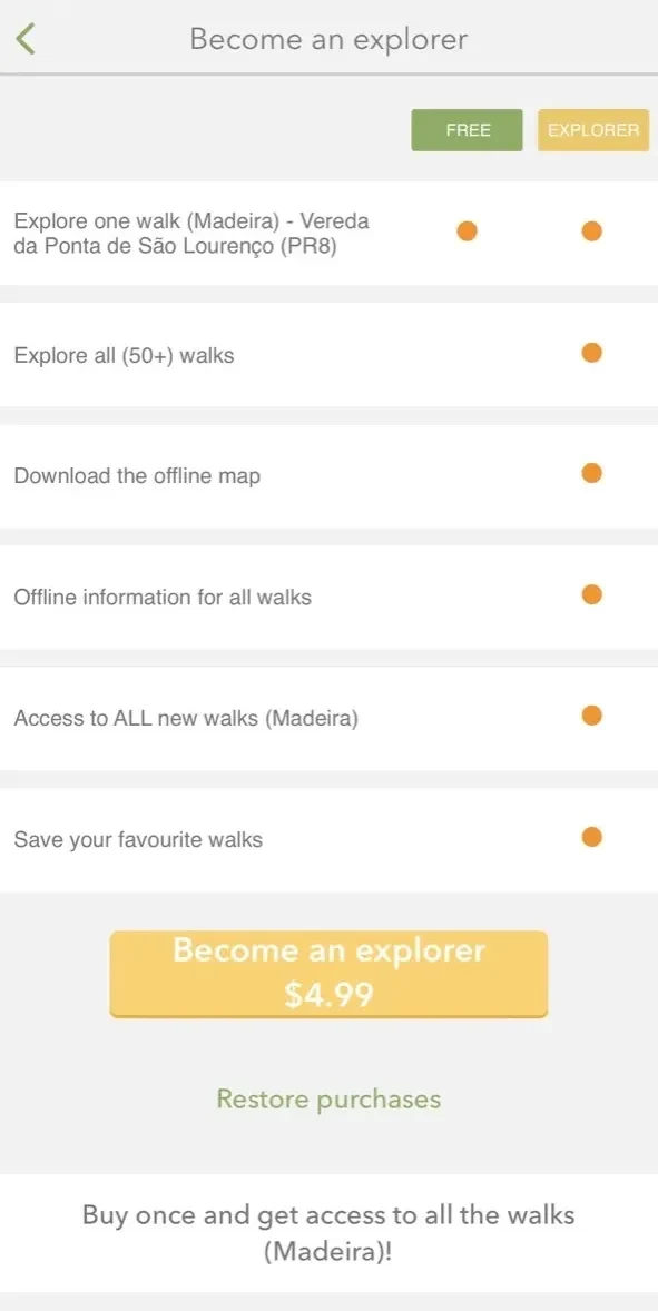 WalkMe paywall screen