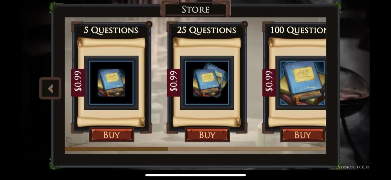 Wars of Empire paywall screen