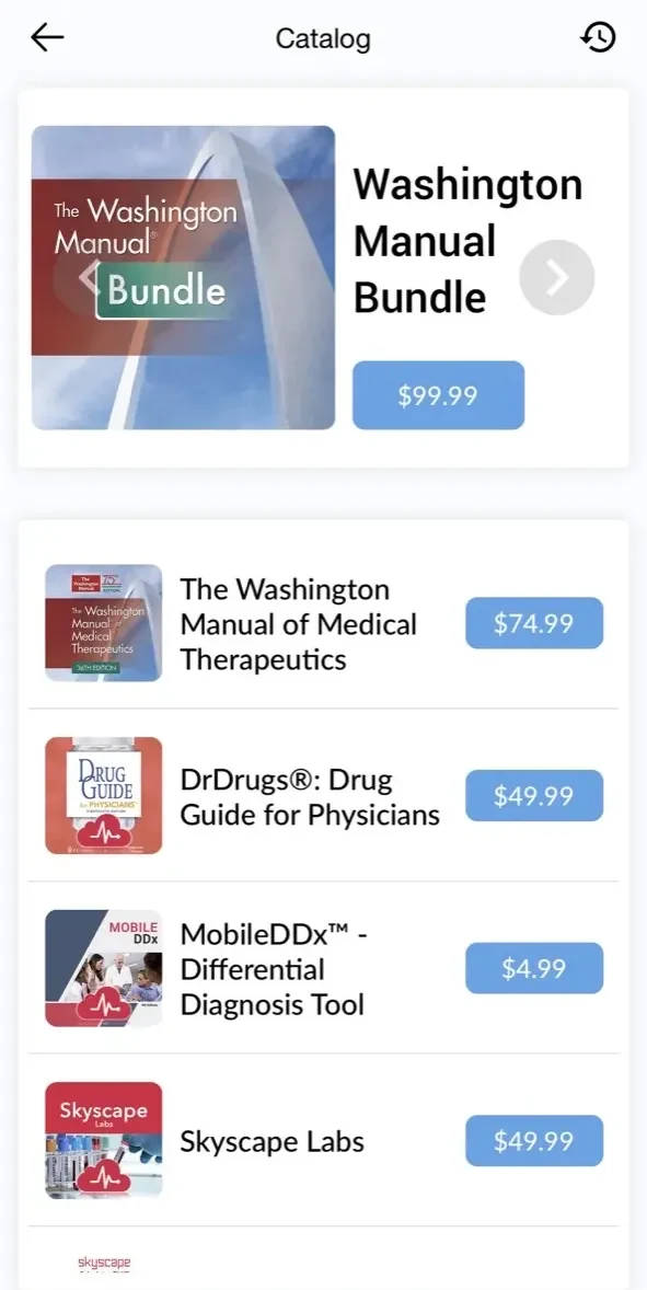 Washington Manual Bundle App paywall screen