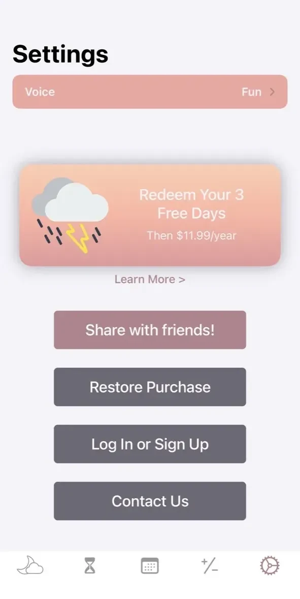 Weather Forecast App WeatherGo paywall screen