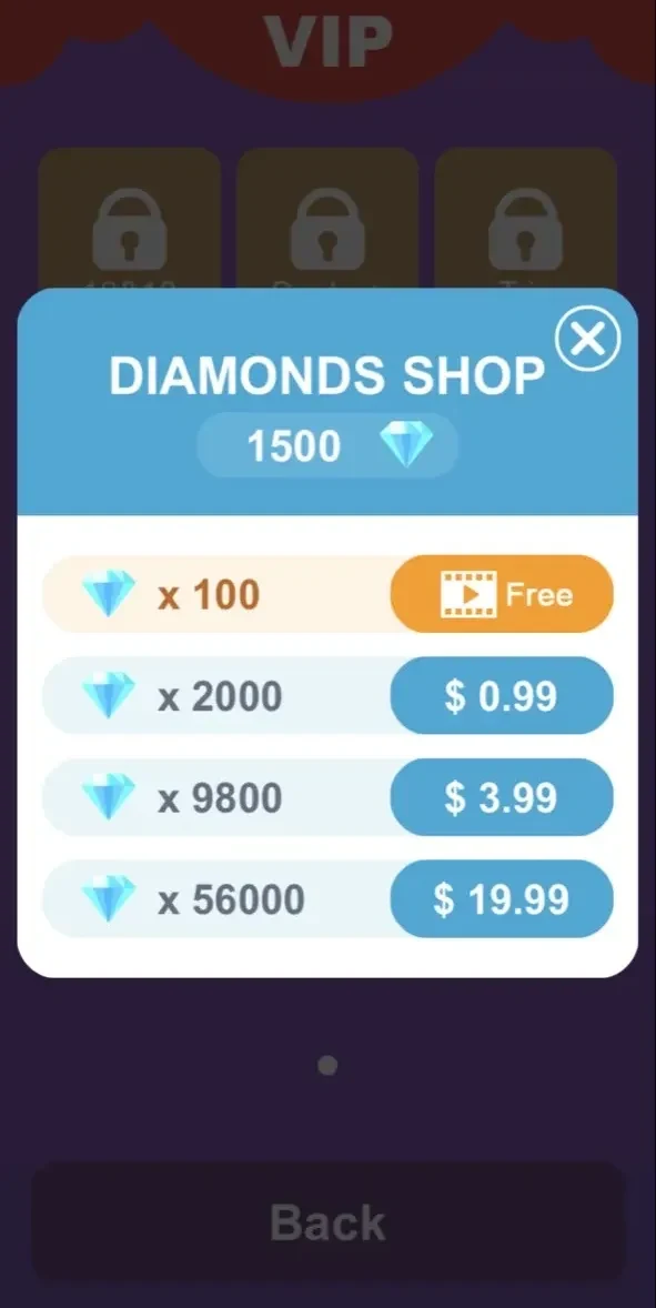 White Tiles 4 paywall screen