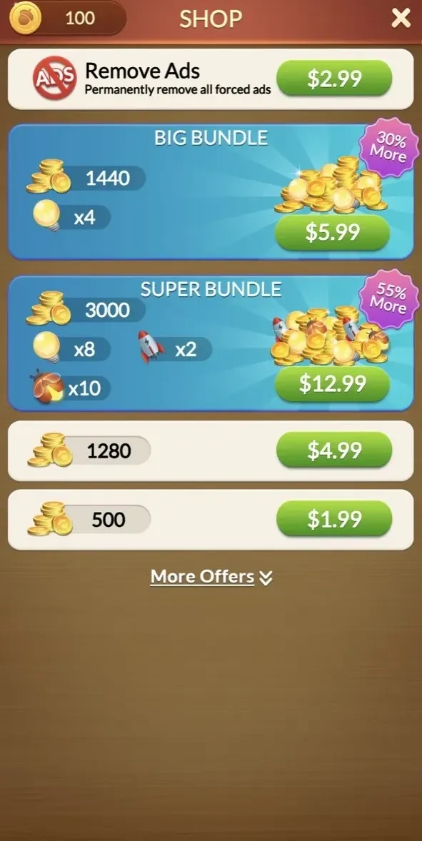 Word Card paywall screen