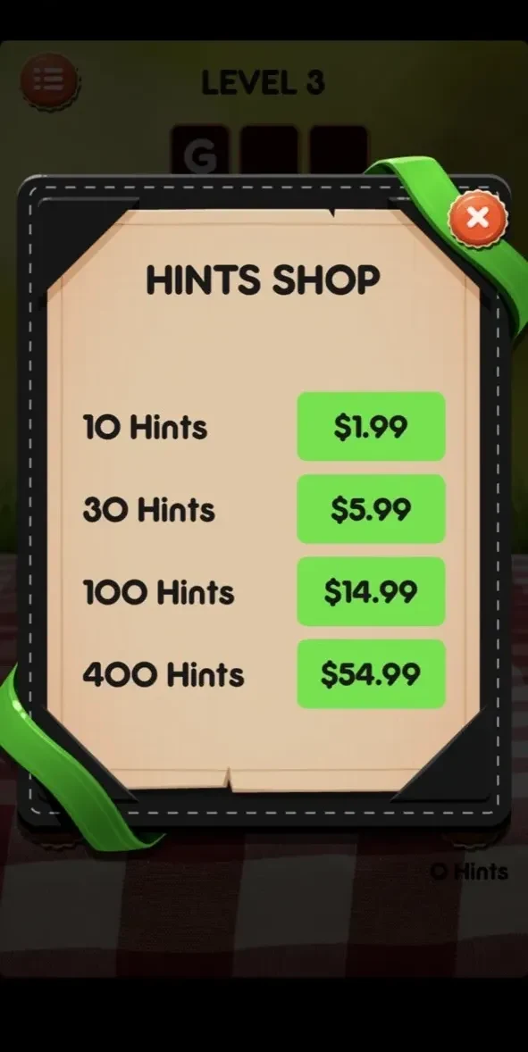 Word Chef paywall screen