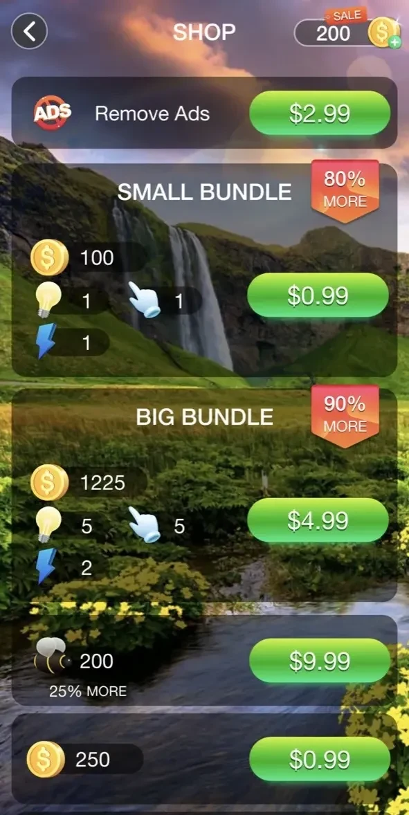 Word Combo paywall screen