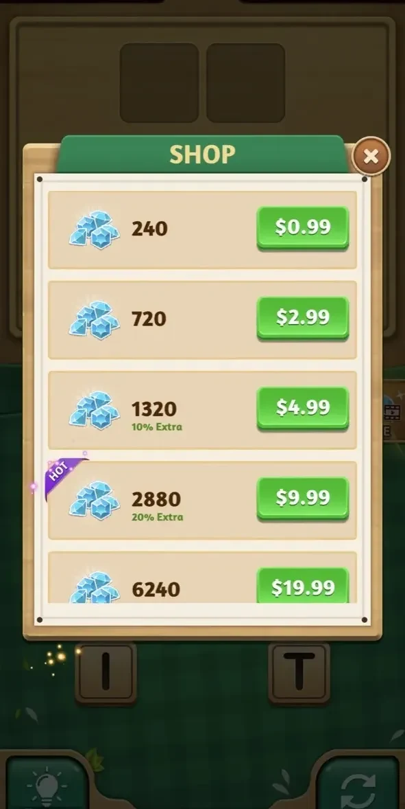 Word Link paywall screen