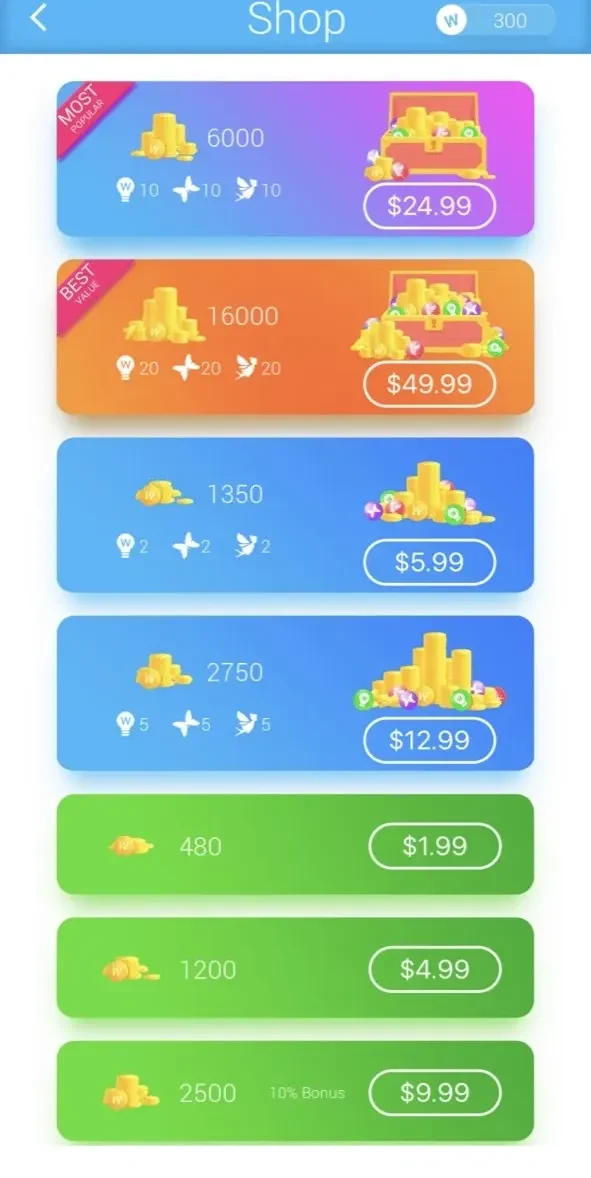 Word Search Pro‧ paywall screen