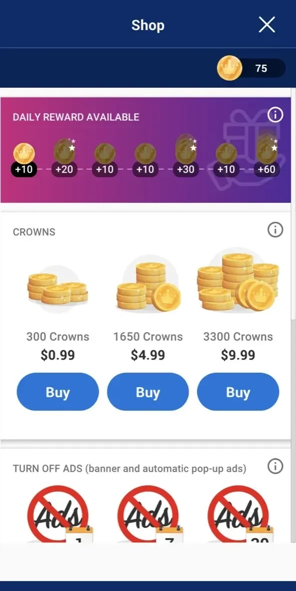 WordFinder paywall screen