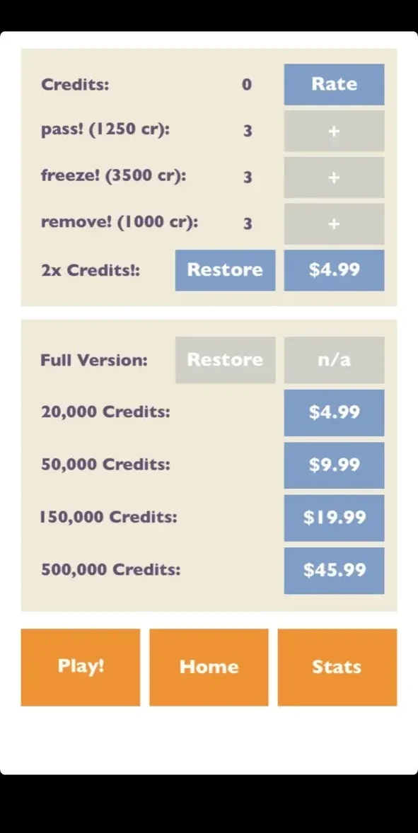 Words Inc paywall screen