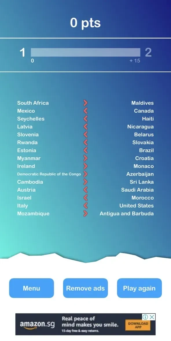 World Quiz paywall screen