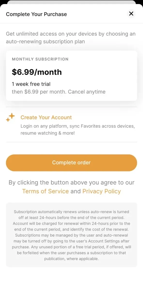 WORLD Watch News paywall screen