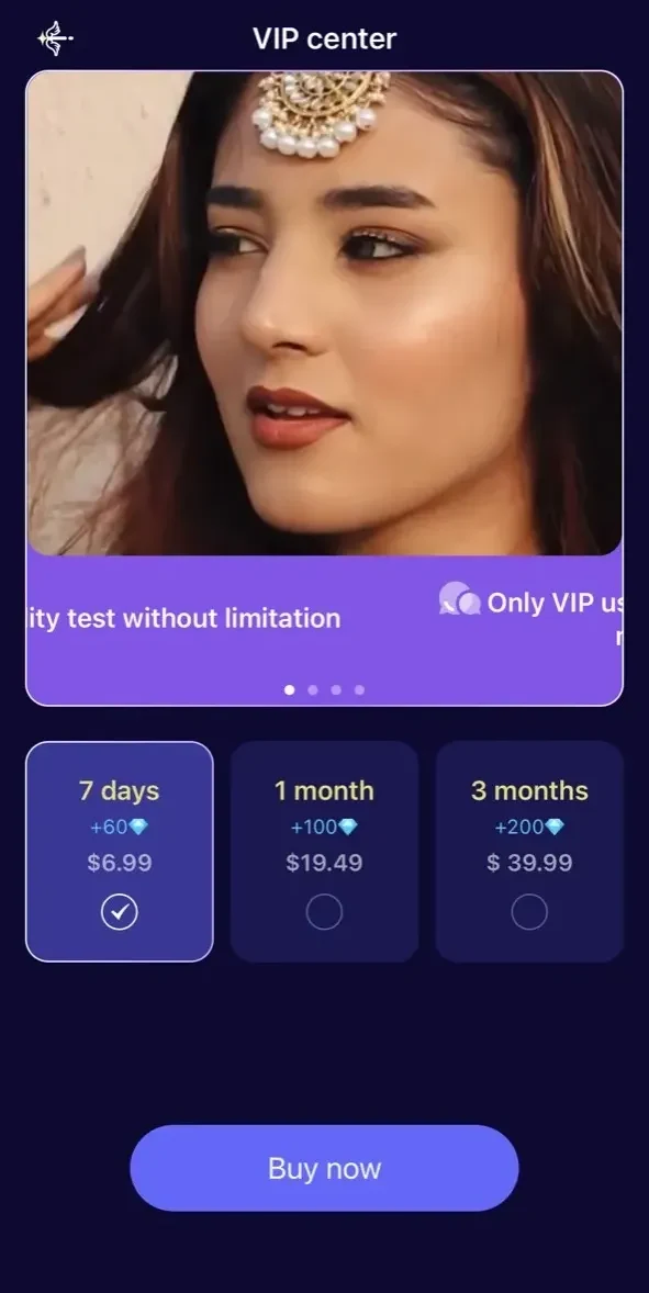 Yabee paywall screen