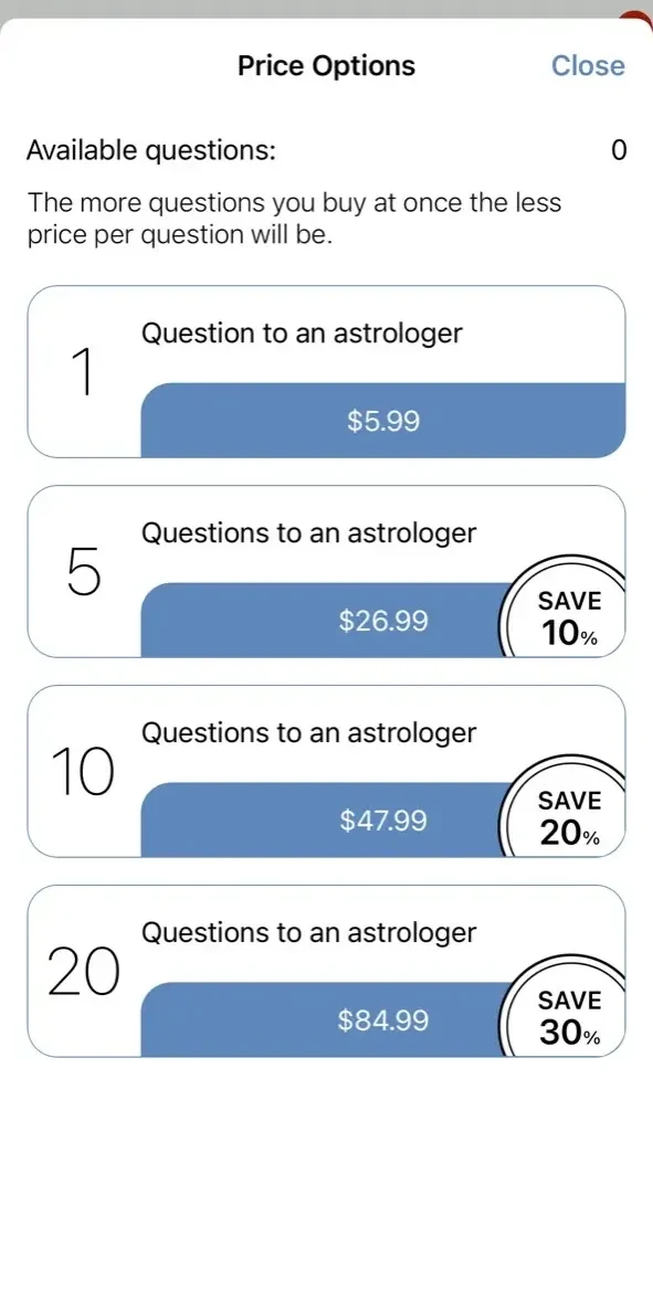 Yodha My Horoscope paywall screen