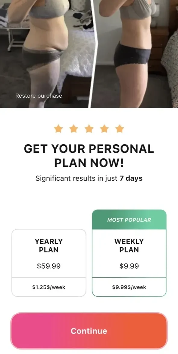 Youth paywall screen